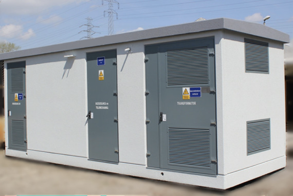 Nowoczesna stacja trafo